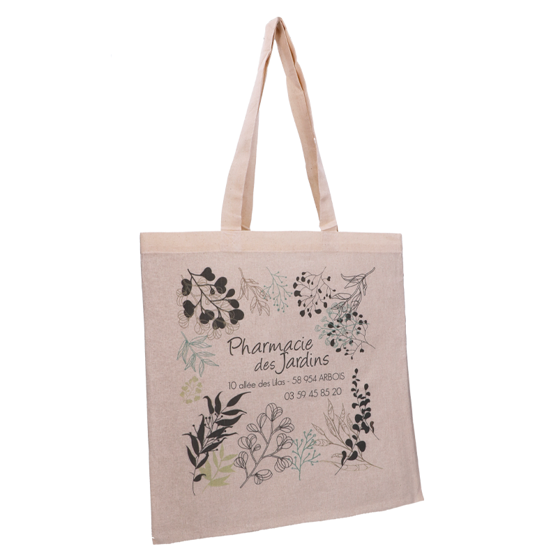 Sac végétal romantique - 100% coton