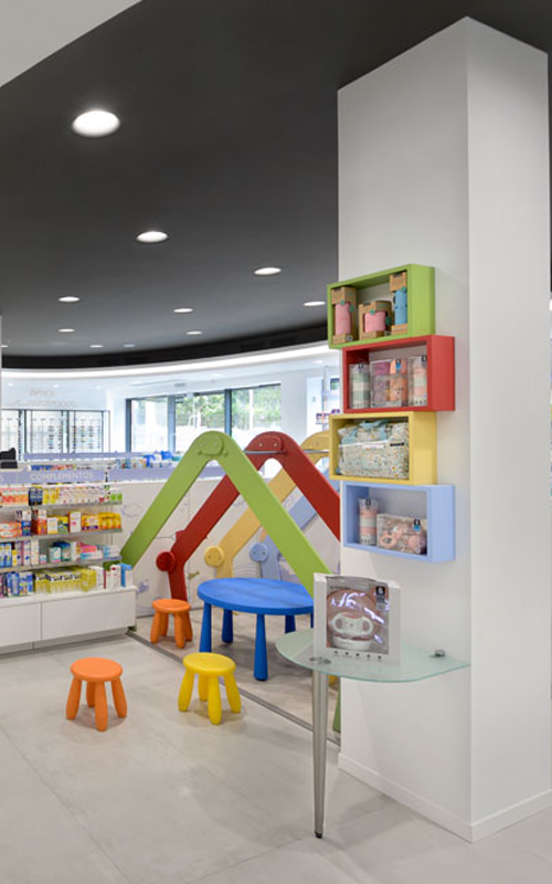 Espace enfant en pharmacie