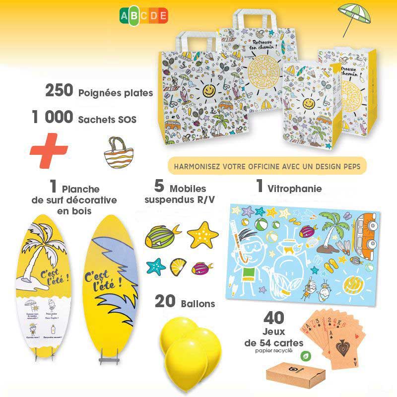 kit d'animation solaire en pharmacie