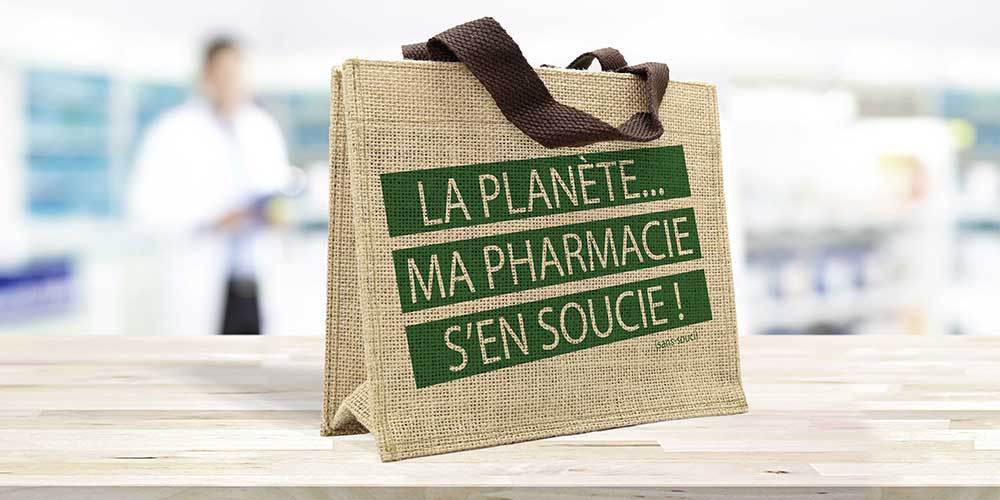 sac jute pharmacie