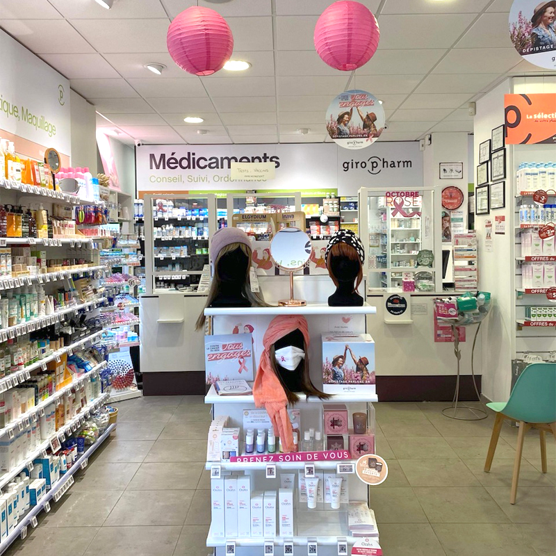 Rayon oncologie en Pharmacie