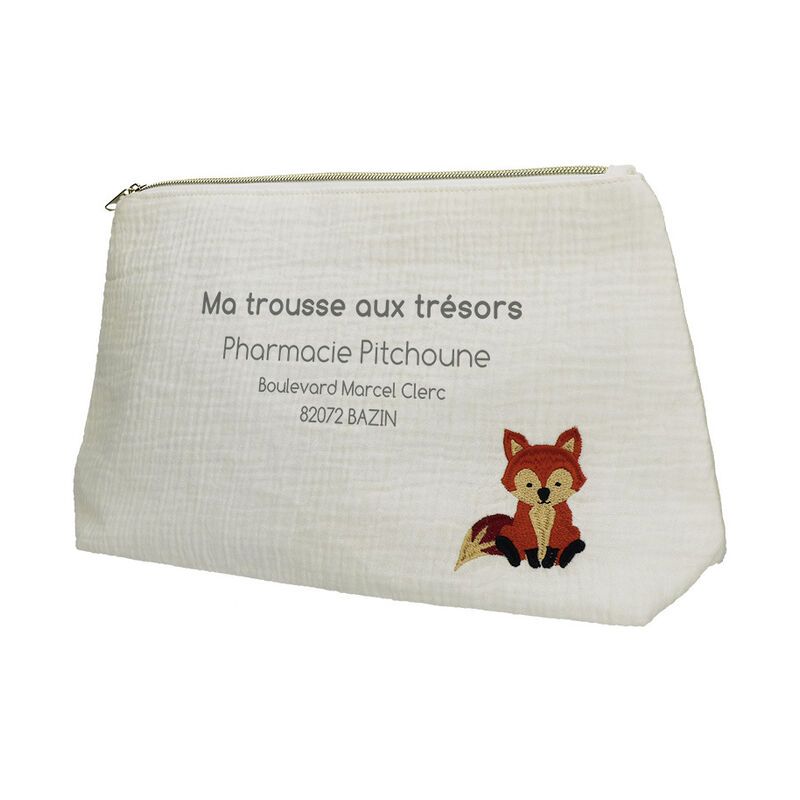 Pochette naissance en coton motif Renard - Proébo Promoplast