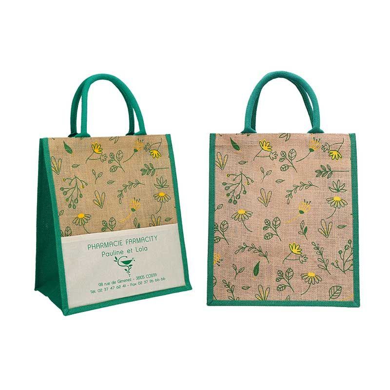 sac jute pharmacie- natura floral