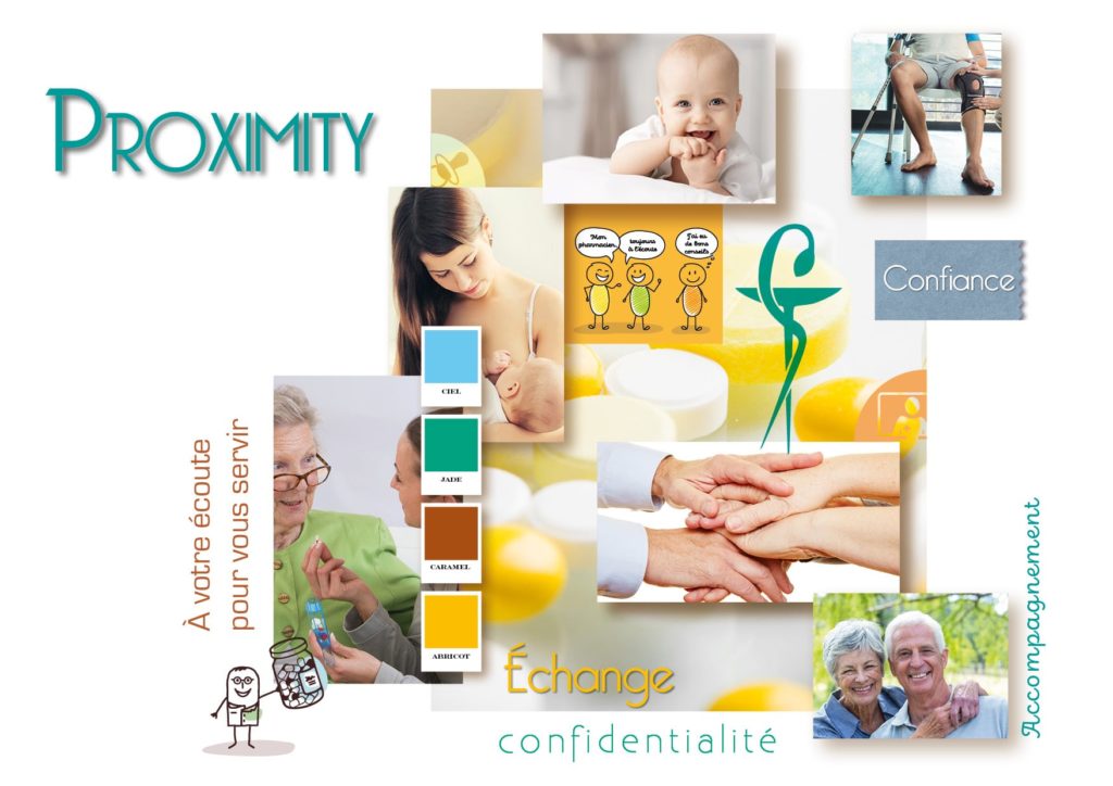 Planche tendance pharmacie Proximity