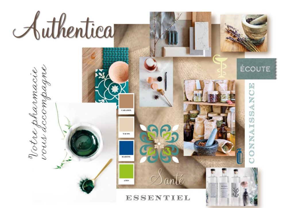 Planche tendance pharmacie authentica