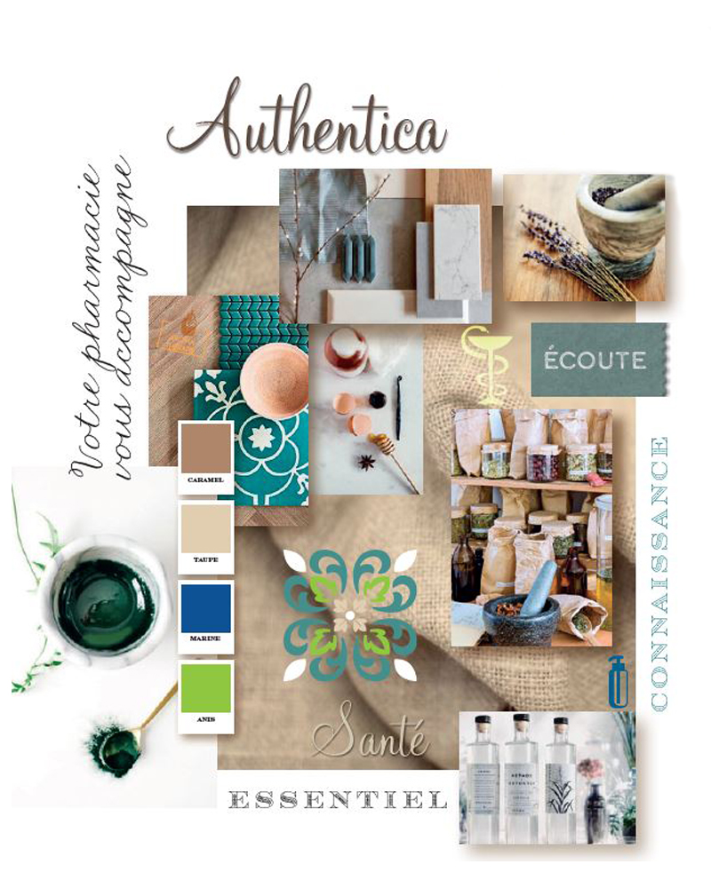 Planche tendance pharmacie authentica