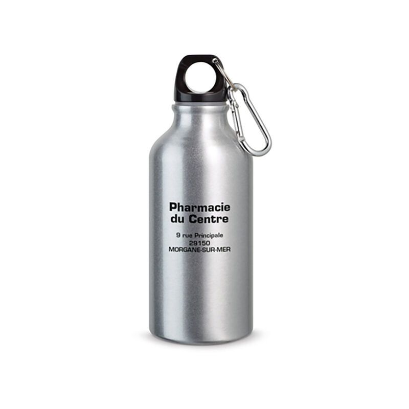 gourde-metal-personnalisable-pharmacie-argent